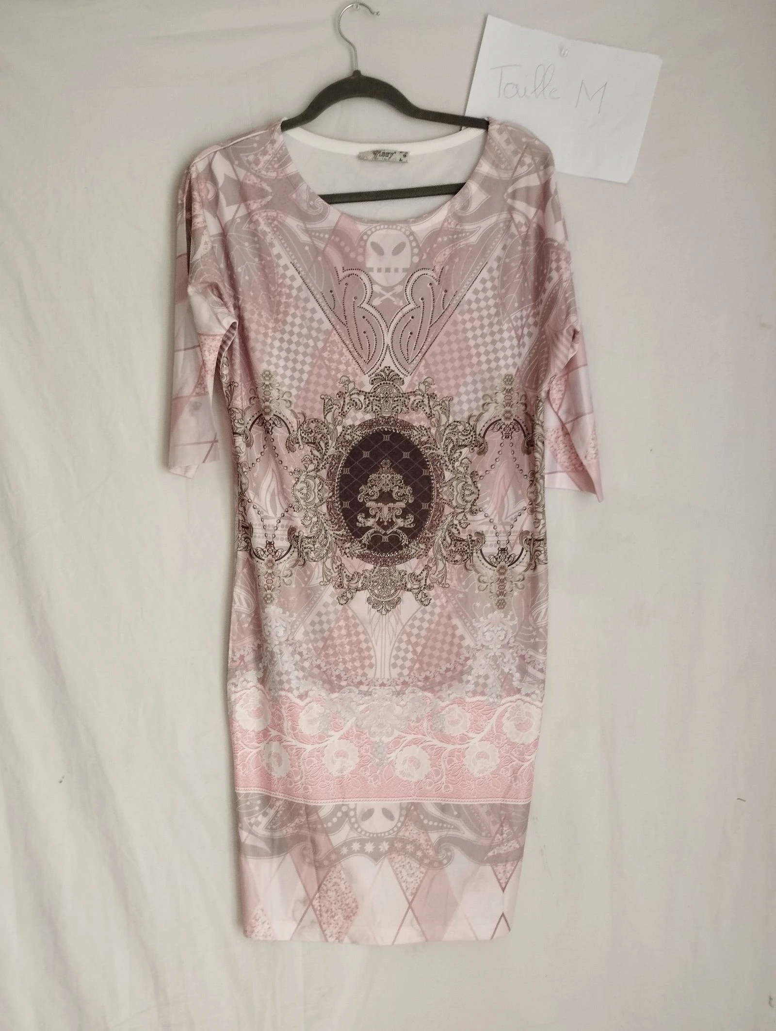 Robe imprimée baroque missy taille m